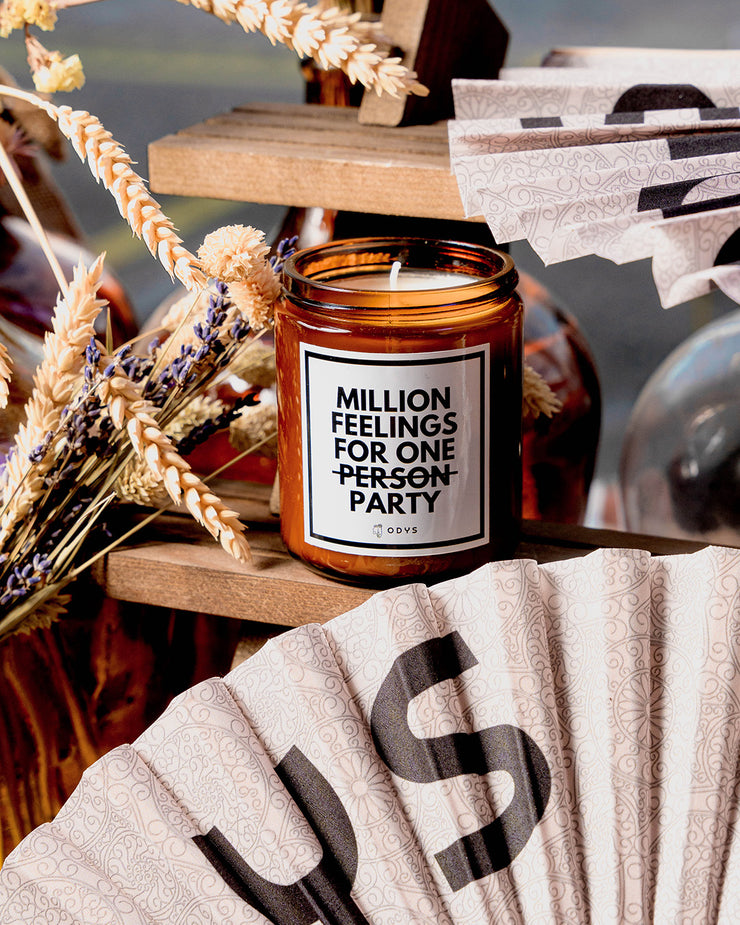 Candle "Million feelings for one party"