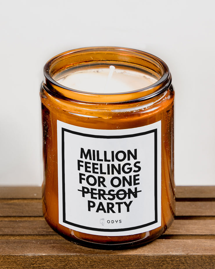 Candle "Million feelings for one party"